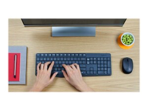 Logitech MK235 - Tastatur-und-Maus-Set - kabellos