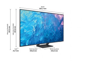 Samsung GQ65Q70CAT - 163 cm (65") Diagonalklasse Q70C Series LCD-TV mit LED-Hintergrundbeleuchtung - QLED - Smart TV - Tizen OS - 4K UHD (2160p)