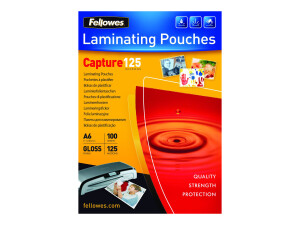 Fellowes Laminating Pouches Capture 125 micron