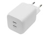 DIGITUS USB-C Ladegerät, 2-Port, 65W GaN