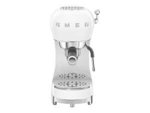 SMEG 50s Style ECF02WHEU - Kaffeemaschine mit Cappuccinatore