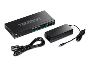 TRENDnet TPE TG327 - Switch - unmanaged - 5 x 10/100/1000 (PoE+)