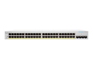 Cisco Business 220 Series CBS220-48P-4X - Switch - Smart - 48 x 10/100/1000 (PoE+)