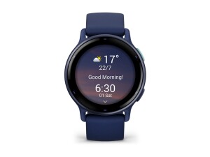 Garmin vívoactive 5 - Marineblau - intelligente Uhr mit Band - Silikon - Handgelenkgröße: 125-190 mm - Anzeige 3.04 cm (1.2")