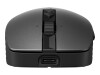 HP 715 - Maus - mehrere Geräte, wiederaufladbar - 7 Tasten - kabellos, kabelgebunden - Bluetooth 3.0, 2.4 GHz - kabelloser Empfänger (USB)