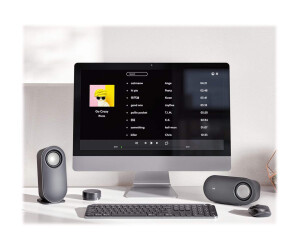 Logitech Z407 - Lautsprechersystem - für PC - 2.1-Kanal - kabellos - Bluetooth - USB - 40 Watt (Gesamt)