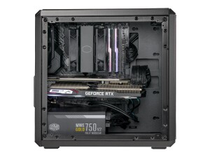 Cooler Master Q300L V2 - MT - micro ATX - Seitenteil mit Fenster (gehärtetes Glas)