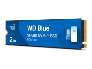 WD Blue SN580 - SSD - 2 TB - intern - M.2 2280 - PCIe 4.0 x4 (NVMe)