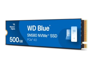 WD Blue SN580 - SSD - 500 GB - intern - M.2 2280 - PCIe...