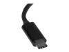 StarTech.com USB C to Gigabit Ethernet Adapter - Black - USB 3.1 to RJ45 LAN Network Adapter - USB Type C to Ethernet (US1GC30B)