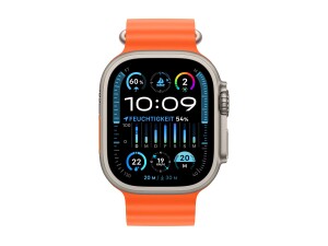 Apple Watch Ultra 2 - 49 mm - Titan - intelligente Uhr mit Ocean Band