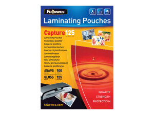 Fellowes Laminating Pouches Capture 125 micron