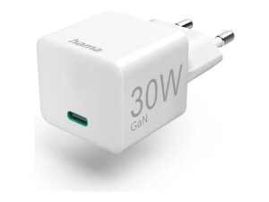 Hama Netzteil - GaN, mini-charger, Qualcomm - 30 Watt - 3...