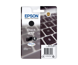 Epson 407 - 41.2 ml - L -size - black - original