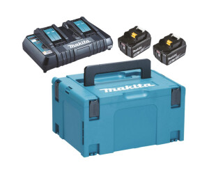 Makita DC18RD - battery charger + battery 2 x