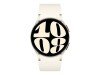 Samsung Galaxy Watch6 - 40 mm - intelligente Uhr mit Sportband - Cream - Bandgröße: S/M - Anzeige 3.33 cm (1.3")