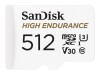 SanDisk High Endurance - Flash-Speicherkarte (microSDXC-an-SD-Adapter inbegriffen)