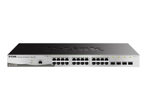 D-Link DGS 1210-28/ME - Switch - managed - 24 x 10/100/1000 + 4 x Gigabit SFP