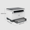 HP LaserJet Tank MFP 1602w Printer - Laser - Monodruck - 600 x 600 DPI - Monokopie - A4 - Grau - Weiß
