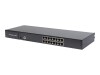 DIGITUS 19" LCD KVM Konsole, 16-Port CAT5, deutsche Tastatur