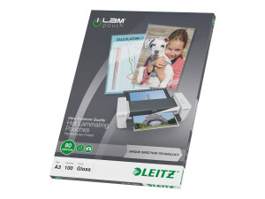 Esselte Leitz Glänzend, kristallklar - A3 (297 x 420
