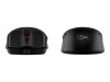 HyperX Pulsefire Haste 2 - Maus - optisch - 6 Tasten - kabellos, kabelgebunden - 2.4 GHz, Bluetooth 5.0 - kabelloser Empfänger (USB)