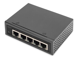 DIGITUS Industrieller 5-Port Gigabit PoE Extender