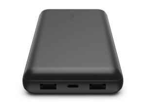 Belkin BoostCharge - Powerbank - 20000 mAh - 15 Watt - 3 A - 3 Ausgabeanschlussstellen (2 x USB, 24 pin USB-C)