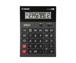 Canon AS-2200 - Desktop-Taschenrechner - 12 Stellen