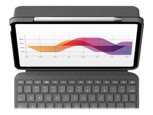 Logitech Folio Touch - Tastatur und Foliohülle - mit...