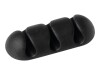 Durable CAVOLINE CLIP 3 - Kabelklammern - Graphite (Packung mit 2)