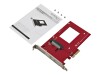 StarTech.com U.2 auf PCIe Adapter für 2,5" U.2 NVMe SSD - SFF 8639 - 4x PCI Express 3.0 - NVMe PCIe Adapter - U.2 PCIe Karte - Schnittstellenadapter - 2.5" (6.4 cm)