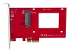 StarTech.com U.2 auf PCIe Adapter für 2,5" U.2 NVMe SSD - SFF 8639 - 4x PCI Express 3.0 - NVMe PCIe Adapter - U.2 PCIe Karte - Schnittstellenadapter - 2.5" (6.4 cm)