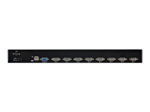 StarTech.com 8 Port 1U Rackmount USB KVM Switch Kit with...