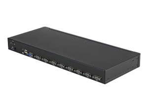 StarTech.com 8 Port 1U Rackmount USB KVM Switch Kit with...
