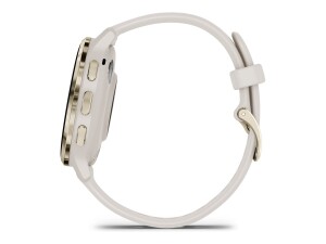 Garmin Venu 3S - 41 mm - Ivory - intelligente Uhr mit Band - Silikon - Handgelenkgröße: 110-175 mm - Anzeige 3.04 cm (1.2")