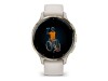 Garmin Venu 3S - 41 mm - Ivory - intelligente Uhr mit Band - Silikon - Handgelenkgröße: 110-175 mm - Anzeige 3.04 cm (1.2")