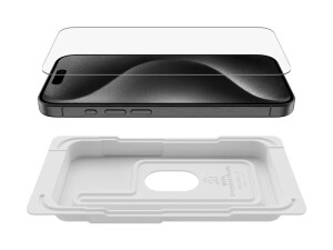 Belkin Bildschirmschutz für Handy - gehärtetes Glas, behandelt