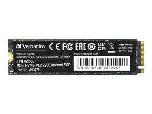 Verbatim Vi3000 - SSD - High Endurance - 1 TB - NVMe -...