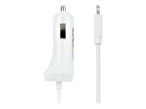 StarTech.com Lightning Car Charger with 1m Coiled...