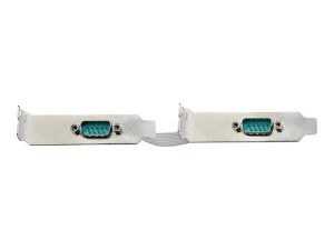 StarTech.com 2 Port Serielle PCIe RS232 Adapter Karte - Serielle PCIe RS232 Host Controller Karte - PCIe auf seriell DB9 - 16950 UART - Nidrig Profil Erweiterungskarte - Windows & Linux (PEX2S953LP)