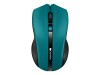 Canyon CNE-CMSW05G - Maus - rechts- und linkshändig - optisch - 4 Tasten - kabellos - 2.4 GHz - kabelloser Empfänger (USB)