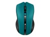 Canyon CNE-CMSW05G - Maus - rechts- und linkshändig - optisch - 4 Tasten - kabellos - 2.4 GHz - kabelloser Empfänger (USB)