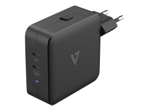 V7 Netzteil - 3 A - 2 Ausgabeanschlussstellen (24 pin USB-C)