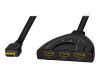 LogiLink Video/Audio Splitter/Switch - 3 x HDMI