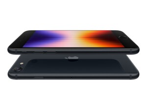 Apple iPhone SE - Mobiltelefon - 12 MP 64 GB - Schwarz