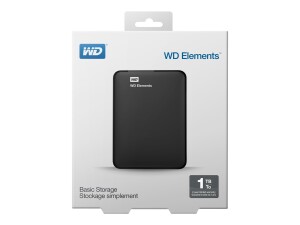 WD Elements Portable WDBUZG0010BBK - Festplatte - 1 TB - extern (tragbar)