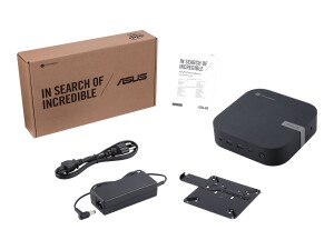 ASUS Chromebox 5 S3006UN - Mini-PC - 1 x Core i3 1220P - RAM 8 GB - SSD 128 GB - NVMe - UHD Graphics - 1GbE, 2.5GbE, Bluetooth 5.2, Wi-Fi 6E - WLAN: Bluetooth 5.2, 802.11a/b/g/n/ac/ax (Wi-Fi 6E)