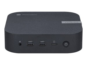 ASUS Chromebox 5 SC002UN - Mini-PC - 1 x Celeron 7305 / 1.1 GHz - RAM 4 GB - SSD 128 GB - NVMe - UHD Graphics - 1GbE, 2.5GbE, Bluetooth 5.2, Wi-Fi 6E - WLAN: Bluetooth 5.2, 802.11a/b/g/n/ac/ax (Wi-Fi 6E)