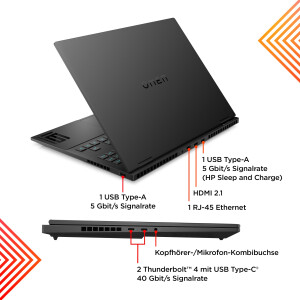 HP OMEN Transcend by HP 16-u0095ng - Intel Core i9 13900HX - Win 11 Home - GeForce RTX 4070 - 32 GB RAM - 1 TB SSD NVMe, TLC - 40.6 cm (16")